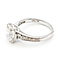 Ring Milgrain 1.57ct Cushion  IGI : LG665422772 .29ctw Round & Baguette Diamonds 14kw 9x7.5mm Sz6.5 2.9g 125060023