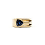 Ring Custom 1.51ct Blue Sapphire 14ky 9mm Sz7 14.32g 226020068