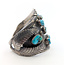 Bracelet Native "PH" Cuff Turquoise Sterling 2" 6.5" 64g 226020032