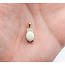 Pendant Drop .10ctw Round Diamonds 1.5ct Opal 14ky .75x.25" 1.45g 226020024