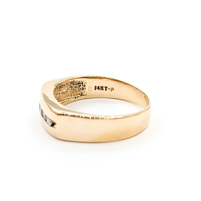 Ring Engagement .20ctw Round Diamonds 14ky 6.3mm Sz9.25 5.11g 126020047