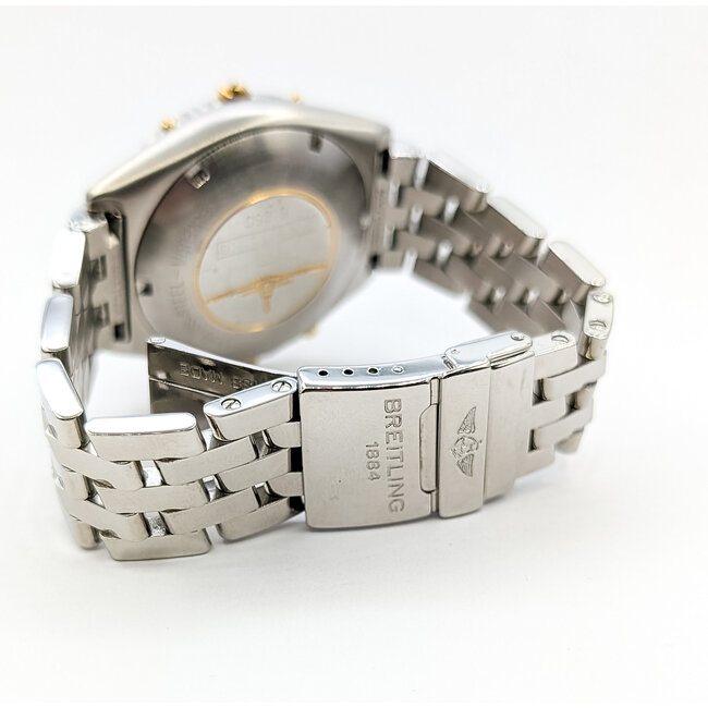 Watch Breitling Chronomat 81950 Yr. 1990's 39mm Stainless Steel & 18kt Yellow Gold 7.25" Watch Only 126016001