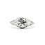 Ring Filigree Vintage 1.00ct Round Lab Grown Diamond  IGI: 758508439 18kw Sz6.5 2.2g 126020007