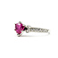 Ring 0.5ctw Round Diamonds GIA Report: 5231459752 1.3ct Red Ruby Platinum 2.2mm Sz7.25 5.68g 226020050