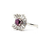 Ring Cocktail Ballerina 0.84ctw Round Diamonds GIA Report: 2235795301 1ct Red Ruby Platinum 13x13mm Sz6 10.18g 226020051