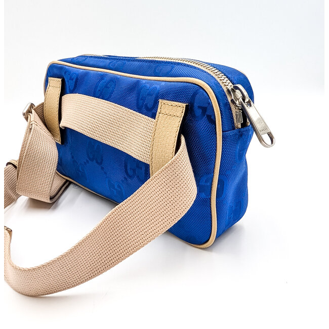 Belt Bag Gucci Off The Grid Blue Nylon 126025028