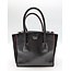 Handbag Prada Double Cuir Saffiano Small Black & Red 126025022