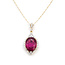 Pendant Drop Halo W/Chain 1.17ctw Round Diamonds GIA Report: 2235554669 11.93ct Pink Tourmaline 18ky & Plat 1.6x.75" 17" 12.86g 226030009