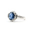 Ring Halo 0.56ctw Round & Baguette Diamonds GIA Report: 5231597272 3.6ct Blue Sapphire Platinum 13mm Sz7 6.3g 226030022