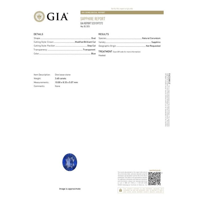 Ring Halo 0.56ctw Round & Baguette Diamonds GIA Report: 5231597272 3.6ct Blue Sapphire Platinum 13mm Sz7 6.3g 226030022