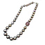 Necklace Strand 1.34ctw Round Diamonds 1.6ct Red Ruby 11-14mm Tahitian Pearls 14kt 16mm 20" 98.7g 226030007