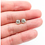 Earrings Stud 1.99ctw Round Diamonds 14kw 7.5mm 1.6g 226030006