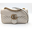 Handbag Gucci Marmont Medium Off-White Leather 126025030