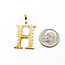 Pendant "H" Ribbons 10ky 1x.75" 1.8g 126022005