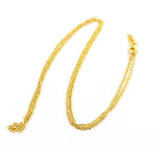 Necklace Rope 14ky 1.8mm 20" 1.26g 226022004