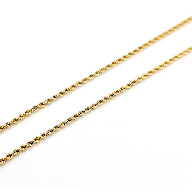 Necklace Rope 14ky 1.9mm 18" 2.5g 226022001