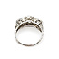 Ring Filigree 3-Stone 1.35ctw Mine Cut Diamonds 18kw Sz6 2.6g 126020058