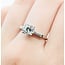Ring Mid Century 1.04ct Round Diamond .12ctw Diamonds Platinum Sz8 3.5g 126020059