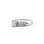 Ring Mid Century .38ct Round Diamond .12ctw Diamonds 14kw Sz8 3.3g 126020062