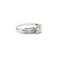Ring Mid Century .38ct Round Diamond .12ctw Diamonds 14kw Sz8 3.3g 126020062