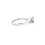 Ring Twist Solitaire .30ct Round Diamond 14kw Sz6 2.8g 126020063