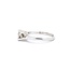 Ring Twist Solitaire .30ct Round Diamond 14kw Sz6 2.8g 126020063