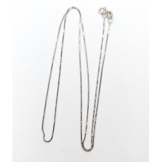 Necklace Box Link 10kw .6mm 18" .97g 226022009