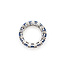 Ring Eternity Pastel 7.93ct Blue Sapphire 14kw 4.8mm Sz5.5 7.27g 226020046