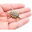 Brooch Turtle 0.3ctw Round Diamonds 2.5ct Blue Sapphire 18ky 1.75x1.1" 16.86g 226020038