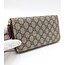 Wallet Gucci Zip Long GG Logo Canvas 126025036