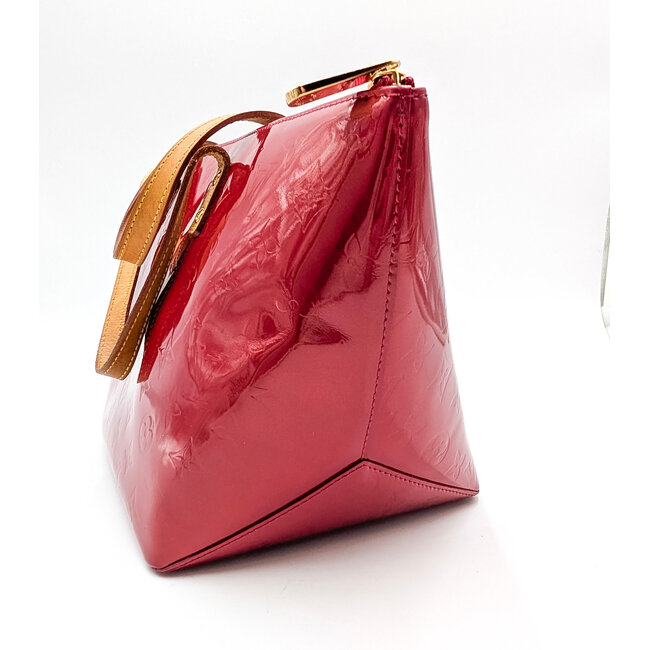 Handbag Louis Vuitton Bellevue Red Vernis 126035011