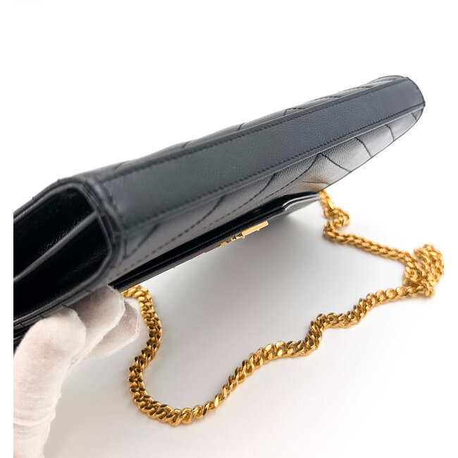 Handbag YSL Classic Cassandre Chain Wallet Grain de Poudre Leather 126035003