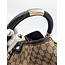Handbag Gucci Indy Hobo Medium Beige Canvas 126035005