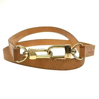 Strap Louis Vuitton Brown Leather 36" 126035052