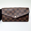 Wallet Louis Vuitton Sarah Damier Ebene Wallet It 126035036
