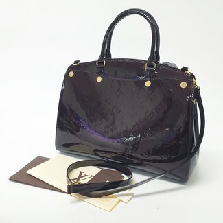 Handbag Louis Vuitton Brea Purple Vernis MM M50597 2Way 126035028