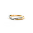 Ring Bridal Contour .25ctw Round Diamonds 14ky 3mm Sz7 2.22g 126030022