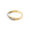 Ring Bridal Contour .25ctw Round Diamonds 14ky 3mm Sz7 2.22g 126030022