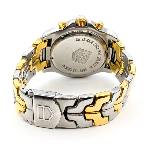 Watch Tag Heuer Professional 200m CT1150 39mm 18kt & Stainless Steel 8" Watch Only 226036601