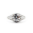 Ring Filigree Vintage 1.47ct Round Lab Grown Diamond IGI: 647423046  Platinum Sz7.75 4.6g 126020003