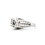 Ring Filigree Vintage 1.47ct Round Lab Grown Diamond IGI: 647423046  Platinum Sz7.75 4.6g 126020003