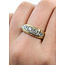Ring Engagement 5-Stone .45ctw Round Diamonds 14ky Sz9.75 8.1g 126030025