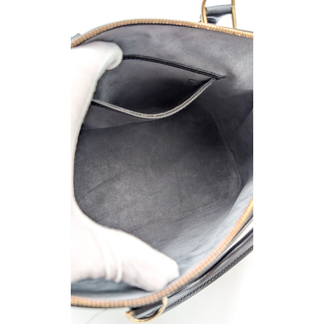Handbag Louis Vuitton Alma Black Epi Leather W/Strap 126035044