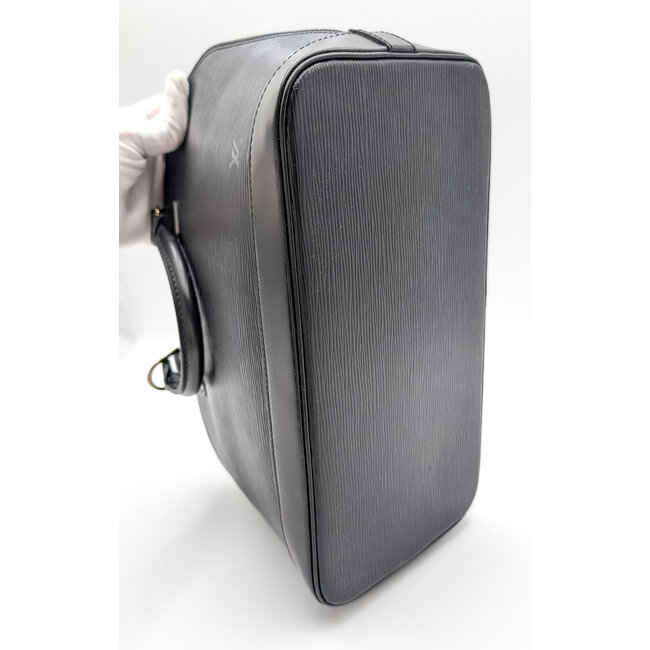 Handbag Louis Vuitton Alma Black Epi Leather W/Strap 126035044