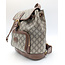 Backpack Gucci GG Interlocking Supreme Beige Canvas 12x10x5" 126035061