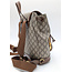 Backpack Gucci GG Interlocking Supreme Beige Canvas 12x10x5" 126035061