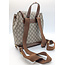 Backpack Gucci GG Interlocking Supreme Beige Canvas 12x10x5" 126035061