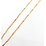 Necklace Bar Link 18ky 1.4mm 19" 6.35g 126022024