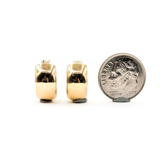 Earrings Huggie 14ky 7.3mm 1.56g 126022023