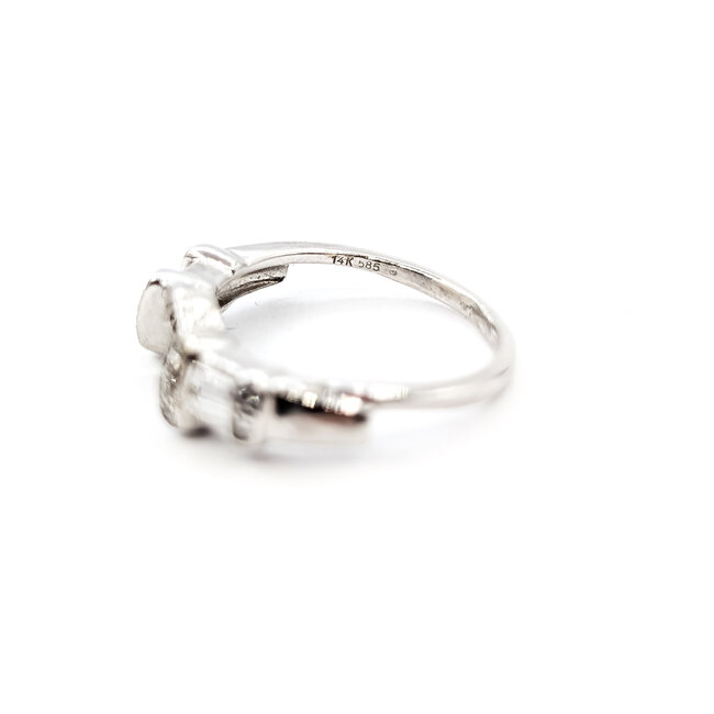 Ring Bridal Wrap .42ctw Round Diamonds 14kw 5.5mm Sz6 2.52g 126030023